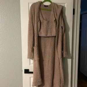 Like new 3 piece cozy teddy set